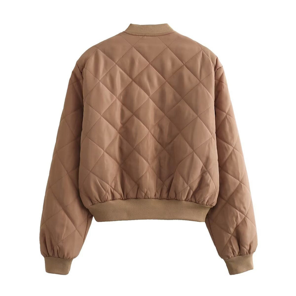 Aitana | Chaqueta Bomber Acolchada Mujer Cuello Redondo