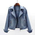 Sofía | Chaqueta Vaquera Mujer Estilo Biker Cremallera