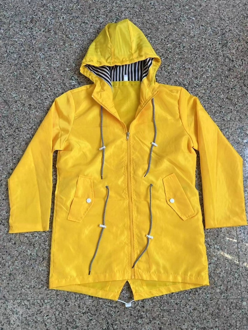 Chubasquero Impermeable Mujer con Capucha