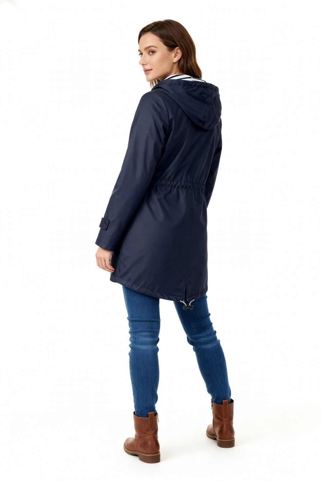 Chubasquero Impermeable Mujer con Capucha