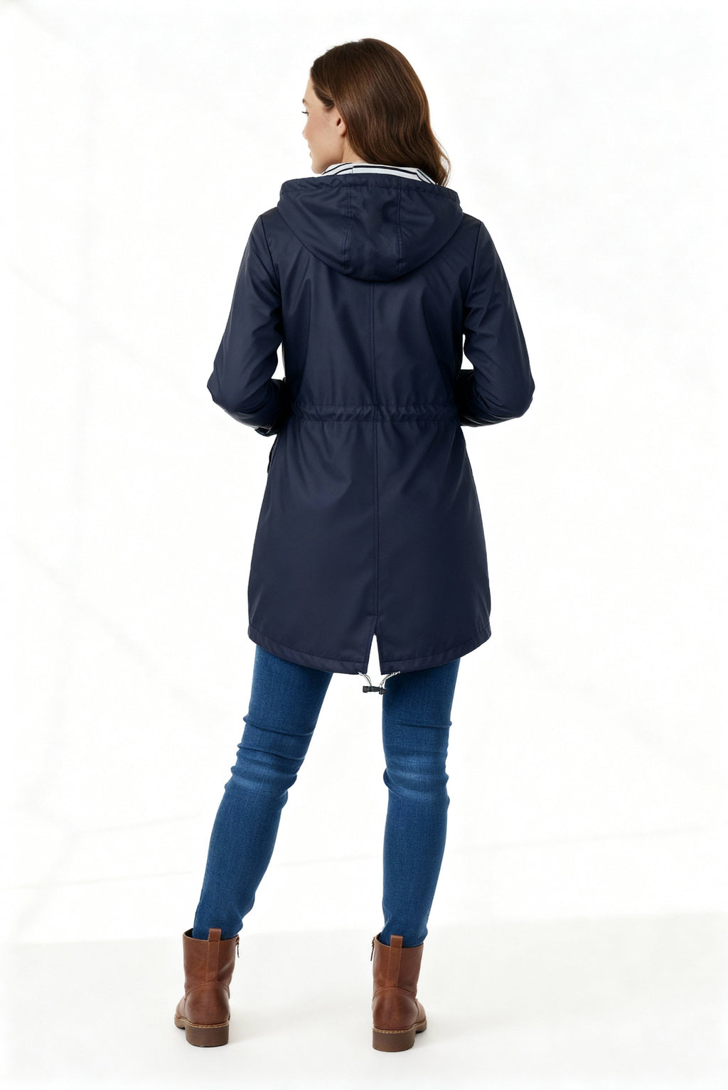 Chubasquero Impermeable Mujer con Capucha