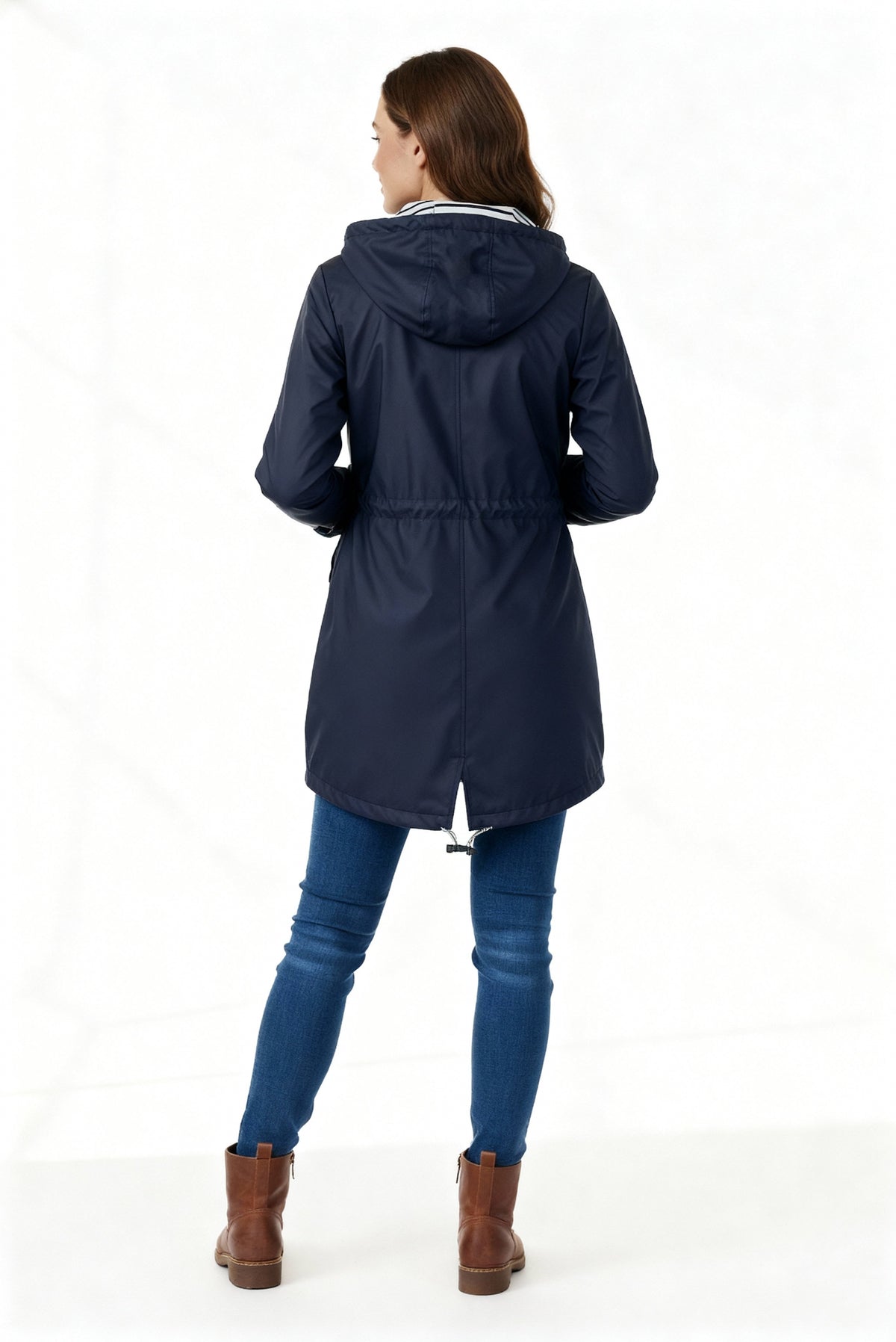 Chubasquero Impermeable Mujer con Capucha