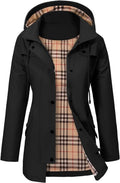 Anorak Impermeable Mujer con Capucha Cortavientos