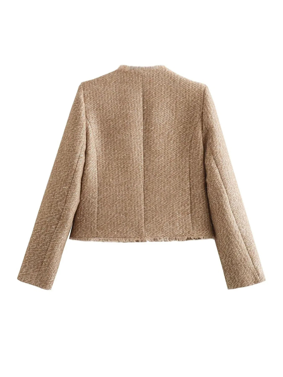 Pilar | Chaqueta de Tweed Mujer Corta Botones